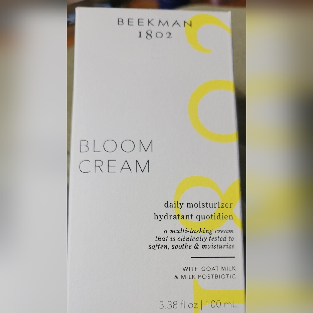 BEEKMAN 1802 BLOOM CREAM MOISTURIZER JUMBO SIZE 3.38 FL OZ